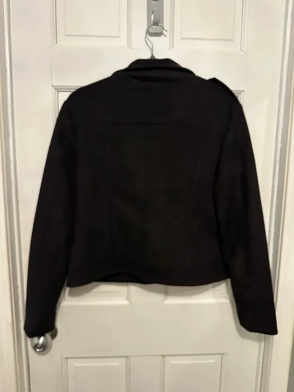 Faux suede jacket - Image 3