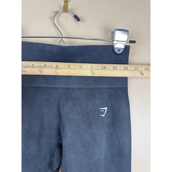 Gymshark Women’s Black Seamless Leggings Approx Size S Athletic Activewear - Image 9