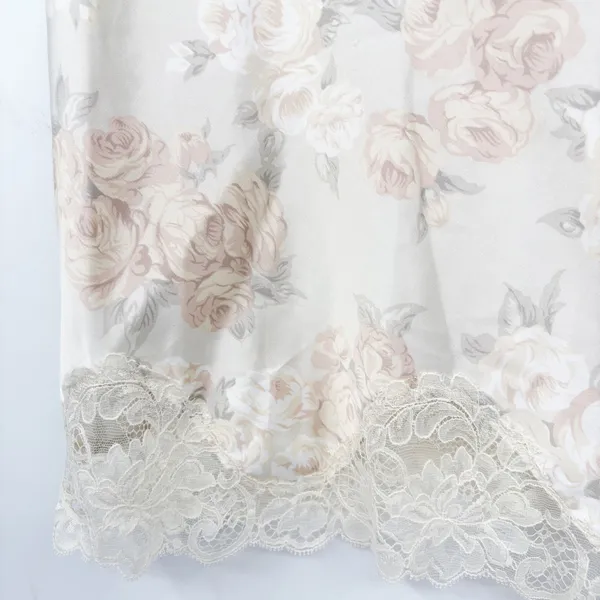 Warners Womens Vintage 90s Floral Lace Feminine Coquette Cami Top Cream Size‎ 10 - Image 2