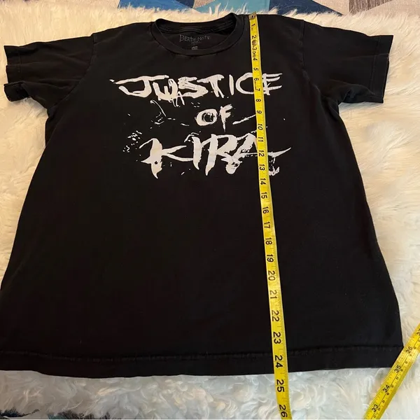 Death Note Justice of Kira Anime Black T Shirt Size Small Unisex - Image 6