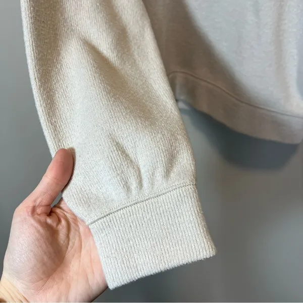 Abercrombie & Fitch Soft‎ AF Cream Hoodie XS - Image 5