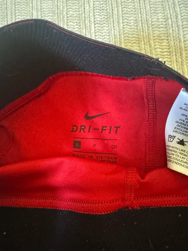 Red Nike Pro Shorts - Image 3