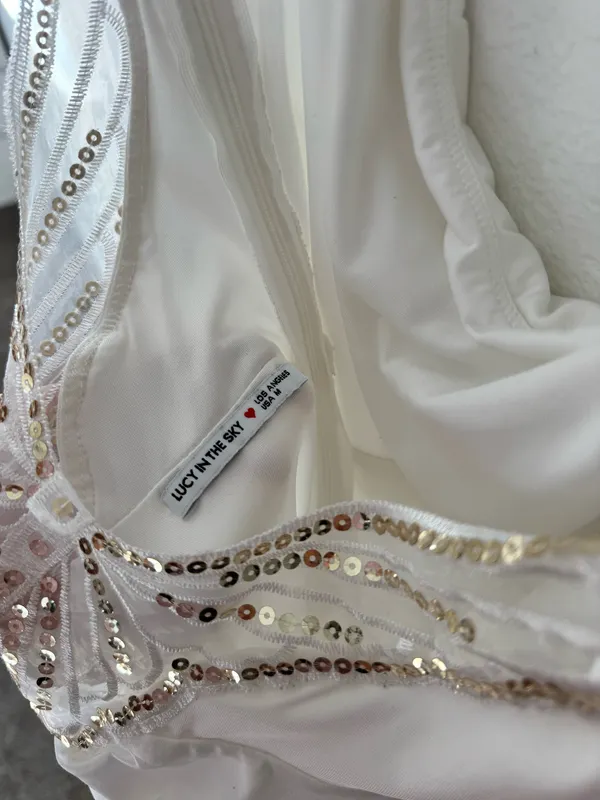 Lucy in the sky sequin Butterfly Maxi Dress - Image 5