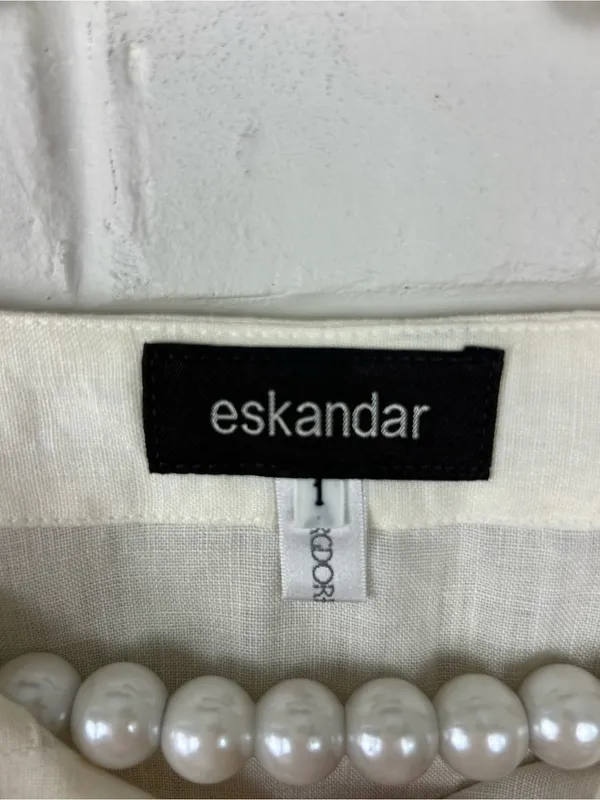 NWT Vintage Deadstock Eskandar Linen Oversized Top Size 1 - Image 9