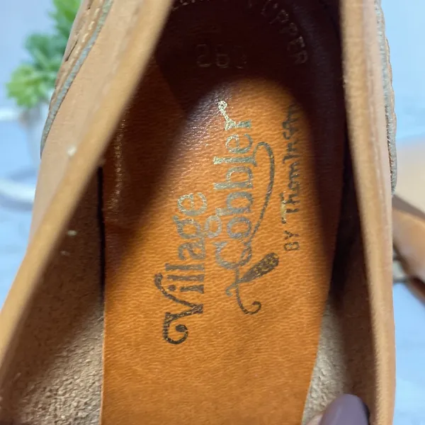 Village Cobbler tan leather shoes - Image 8