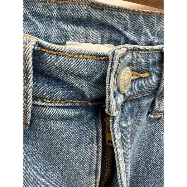 Princess‎ Polly Women Flare Bootcut Denim Jeans Medium Wash Cotton Size 4 - Image 6