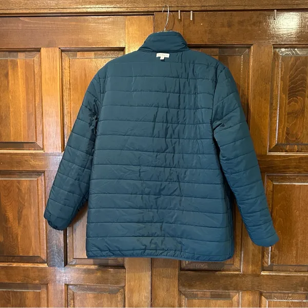 Vera‎ Bradley Reversible Puffer Jacket Coat Textured Garden Blue Size XL - Image 5