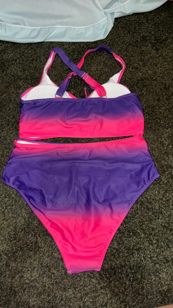 SheIn High Waisted Ombré Bikini - Image 2