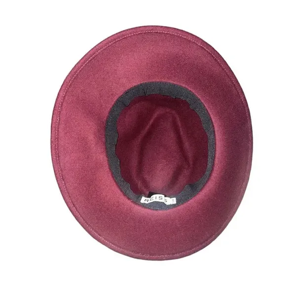 ✨Reiss Mimi burgundy trilby hat on Olivia Palermo✨ - Image 3