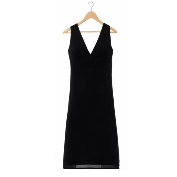 NWOT AFRM Ariana Sleeveless Midi Dress in Black - Image 3