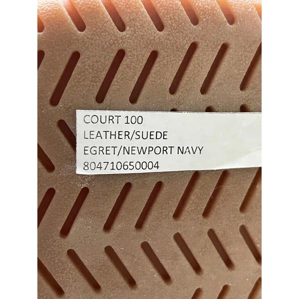 Polo Ralph Lauren Court 100 Sneakers Beige Leather Suede Size 6 Neutral - Image 9