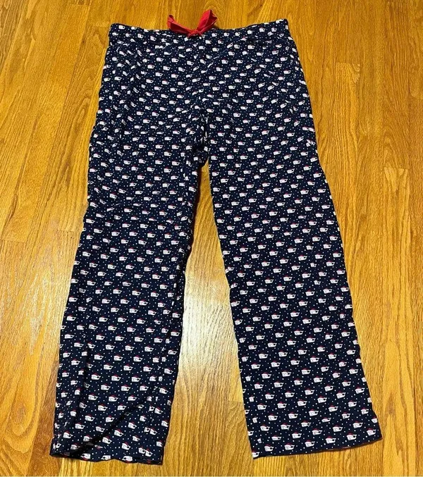 Vineyard Vines navy christmas pj pants - Image 4