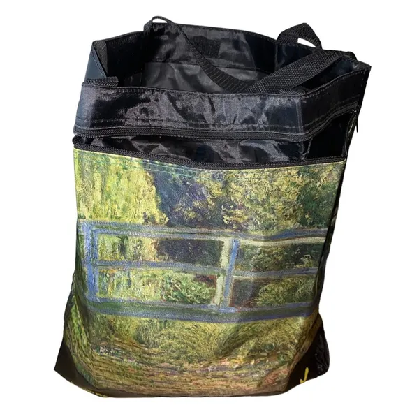 Claude Monet Water Lily Pond‎ Tote Bag Bridgeman Art Gallery Reusable Museum Art - Image 2