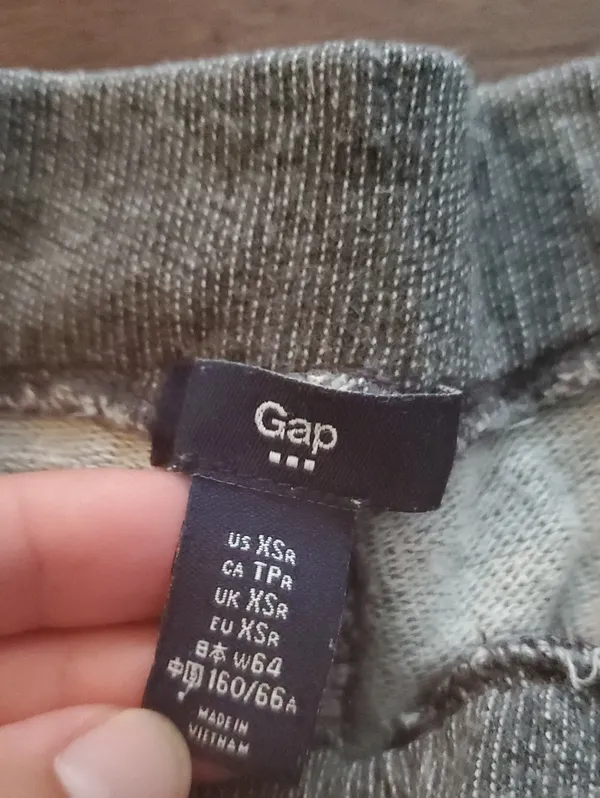 Gap Gray Casual Jogger Pants Size Xs Womens Thin Material - Image 2