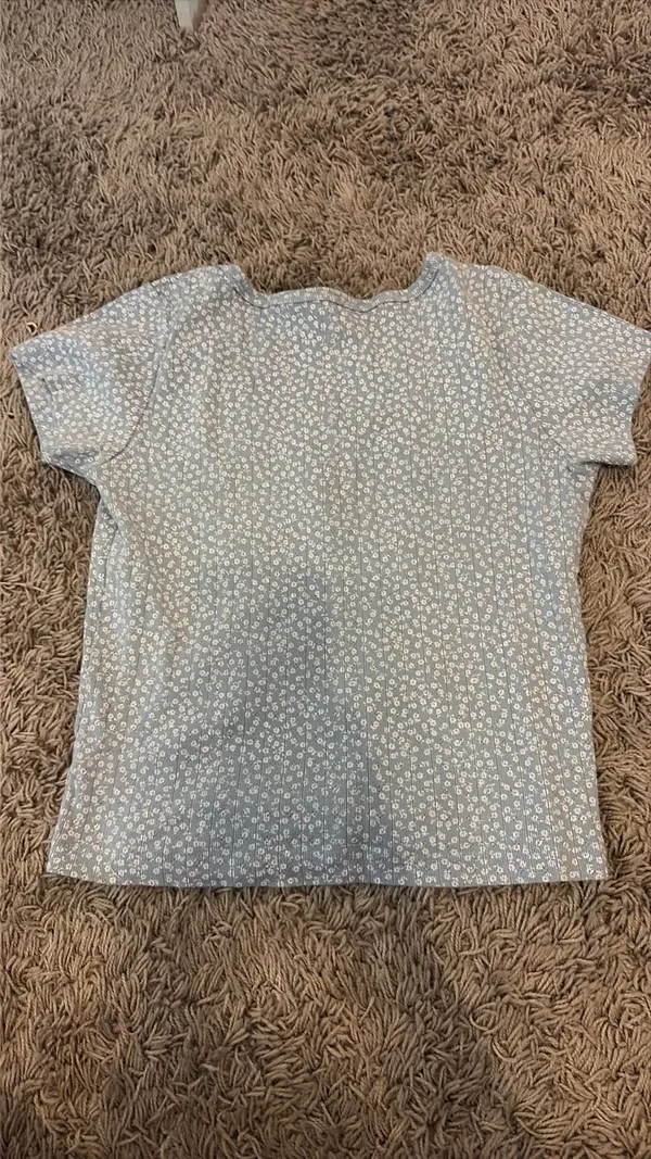 Brandy melville blue flower top - Image 3