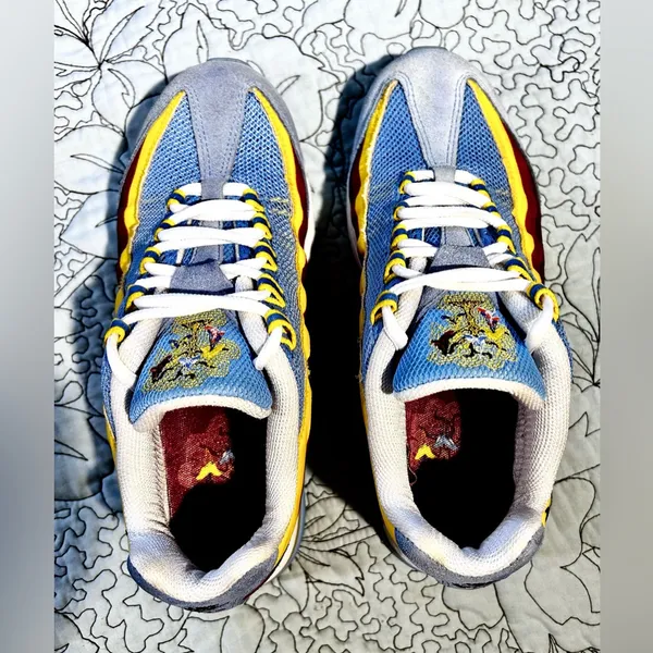 Nike Air Max 95 Zen University Blue Team Red Varsity Yellow White Sz 7 💛 - Image 6
