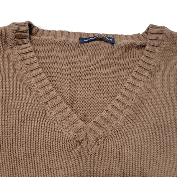 Brandy Melville Sweater One Size / Fits S/M Women's Knit Sweater V-Neck Sweater - Image 3