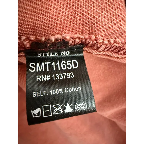 POL Sweet Talker Shacket Rusty Pink Distressed Oversized SMT1165D Size Medium - Image 6