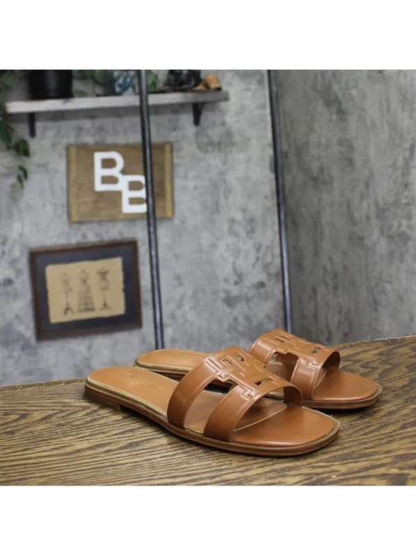 NWT Tommy Hilfiger Womens Terenz H-Band Dress Sandals TWTERENZ Medium Brown 9.5M - Image 7
