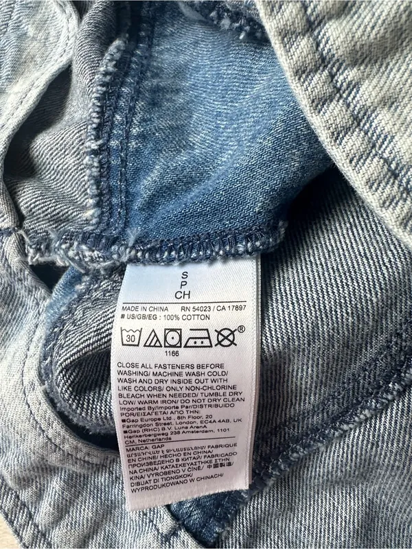 Gap Patchwork Denim Corset Top - Image 9