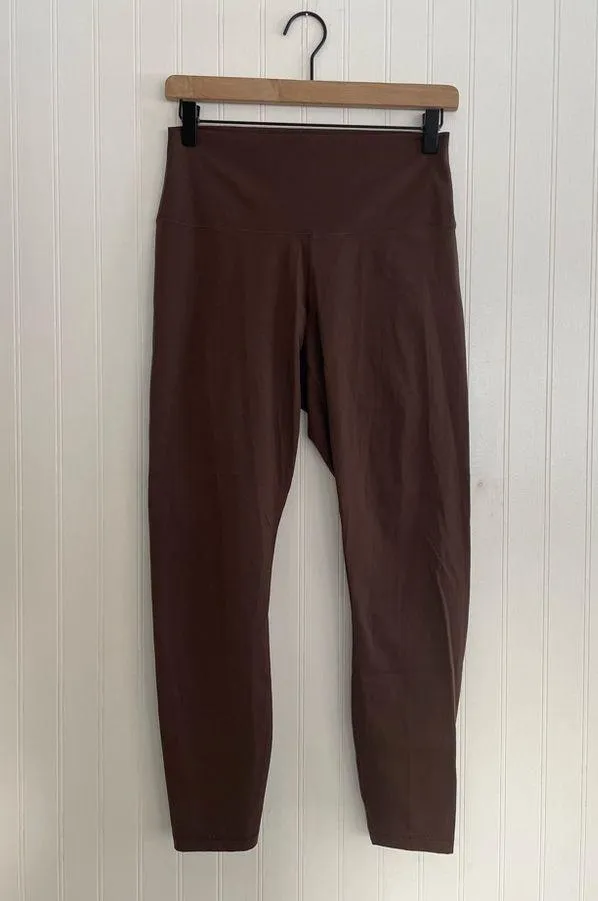 EVERLANE The Perform Ankle 7/8 Length Legging in Bitter Chocolate Brown Size M - Image 2