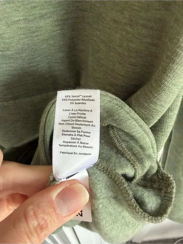 Haven Well Within Sage Cowl Neck Fleece Hoodie‎ XS - Image 4