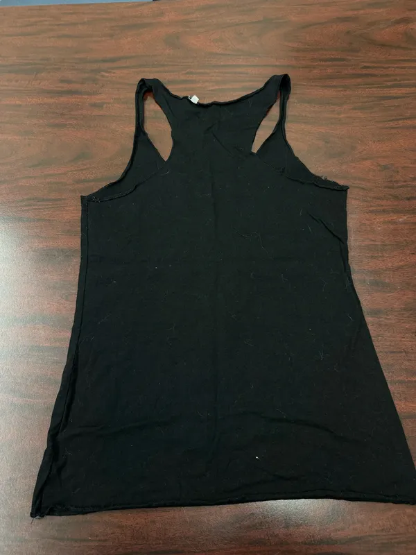 Disney Mickey Mouse American Flag Racerback Black Tank Top Size Small - Image 4