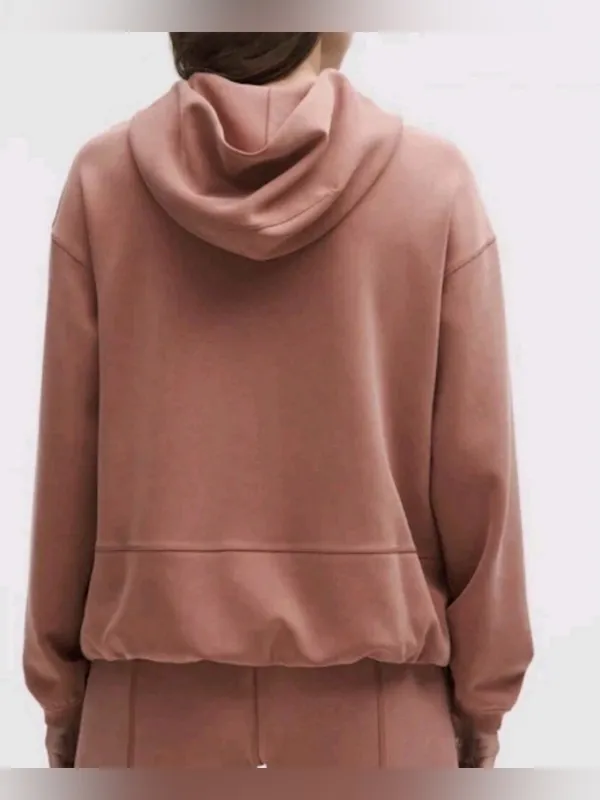 Lululemon softstreme full-zip hoodie PINK HAZE size S fall EUC - Image 3