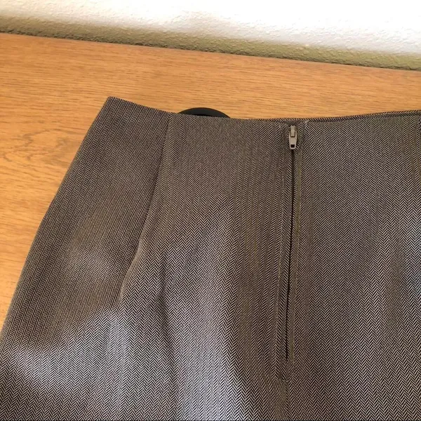 Grey schoolgirl office core aline mini skirt Measurement in pics Excellent condition, no noticeable flaws - Image 4