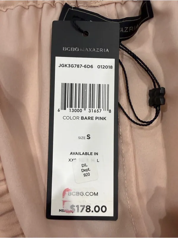 NWT BCBG MaxAzria Bare Pink Ruffle Skirt - Image 8