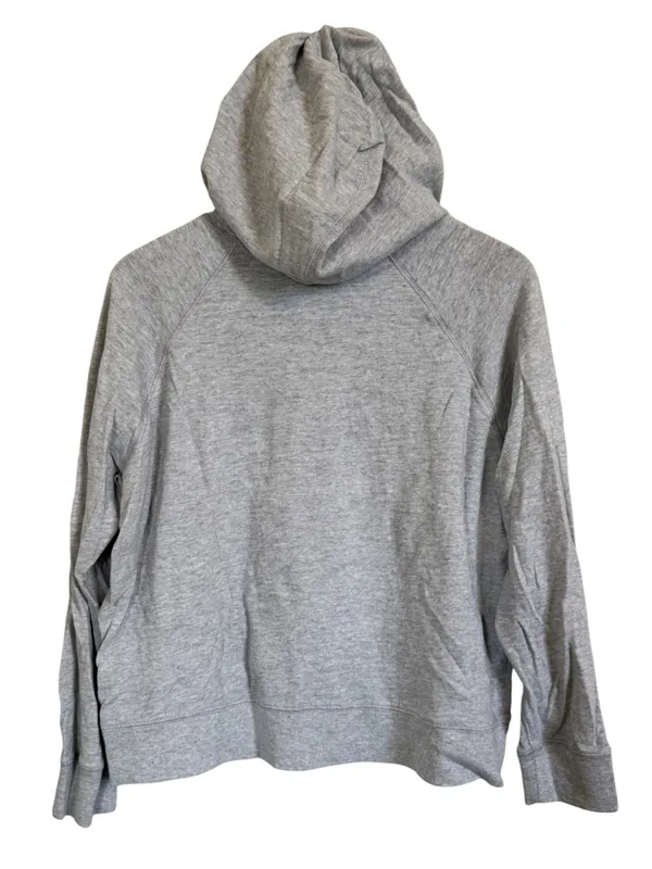 Faherty Sunwashed Organic Hoodie - Light Grey Heather Women’s Size Large - Image 4