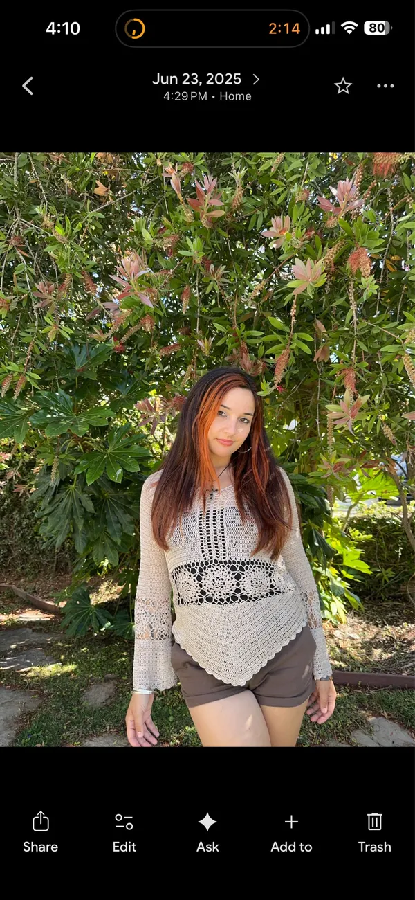 ✨BCBG crochet top - Image 8