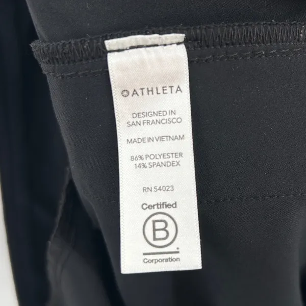 Athleta‎ Uptown Ankle Pant Black Cargo Tapered Trousers Size 6 RN 54023 - Image 5