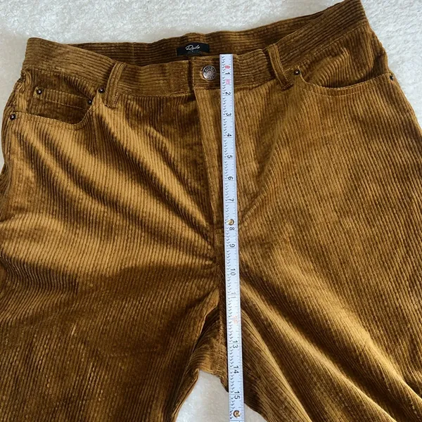 Rails Getty‎ High-Rise Corduroy Pants Ground Cinnamon Brown Size 31 NWT - Image 4