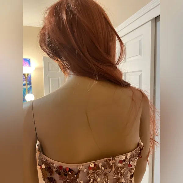New PROM / Party Dress for ladies beautiful rose gold color - Image 4