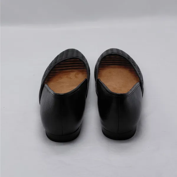 Vionic Womens Gracia Woven Leather Flats Size 6 Black Pointed Toe Comfort Shoes - Image 12