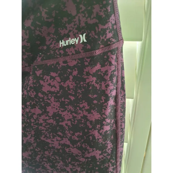 Hurley Size XL Women's Legging pants with 2 zip pockets Blue (MSRP $78) NWT - Image 2