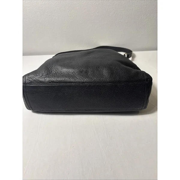 KATE SPADE Highland Park Bria Shoulder Bag Black Pebbled Leather Purse - Image 3