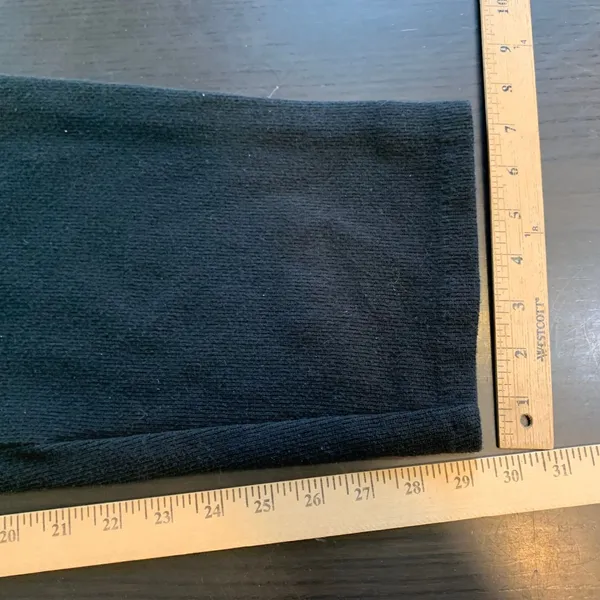 FH Clothing Co Black Ribbed Knit‎ Lounge Pants Women Large 100% Cotton Vermont - Image 8