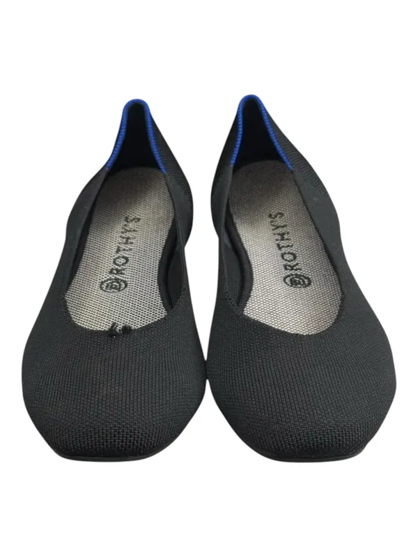 Rothy’s ⍟ The Flat Ballerina Ballet Slipper ⍟ Black Solid ⍟ 11.5M ⍟ Sustain Knit - Image 9