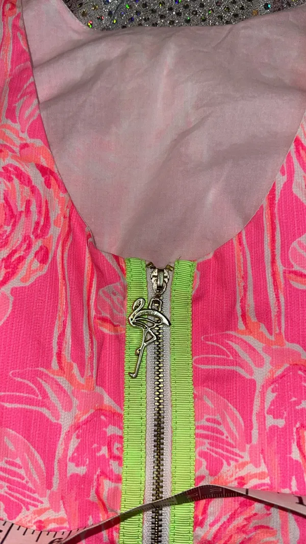 Lilly Pulitzer Dress Shift Mila Pink Flamingo - Image 5