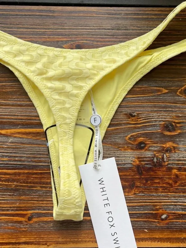 White Fox Sunny Day Bikini Bottom NWT - Image 3
