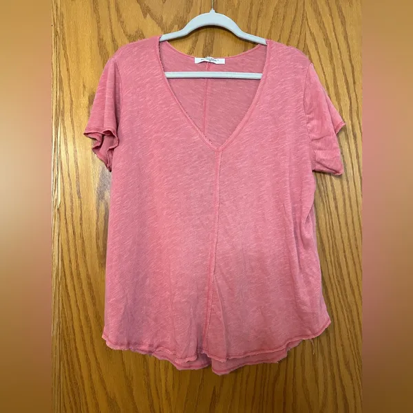 Project Social T Women's V-Neck Wearever Coral Tee - NWOT - Size L - Image 2