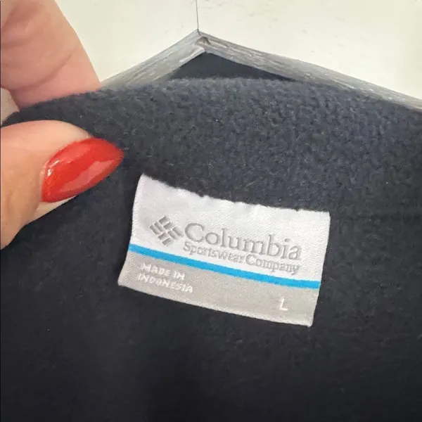 Columbia Black Half-Zip Fleece Jacket - Image 3