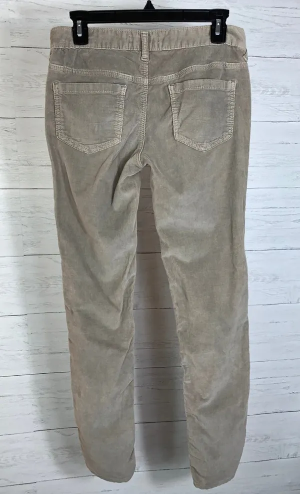 Free People Tan Skinny Corduroy Pants Sz 26 - Image 3