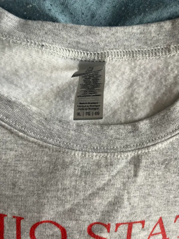 Ohio State University Ohio State Sweatshirt Gray Size XL - Image 4