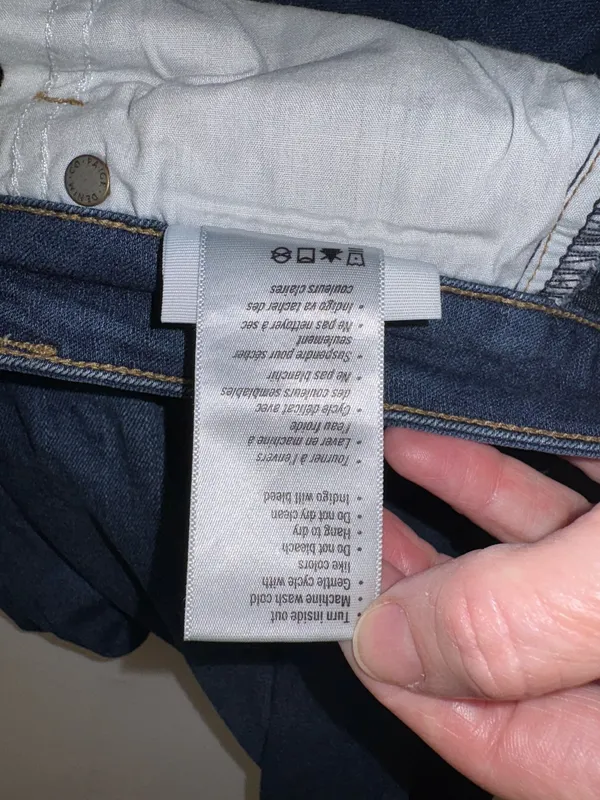 PAIGE jeans Skyline Ankle Peg style skinny ankle fit button/zip Size 25 - Image 6
