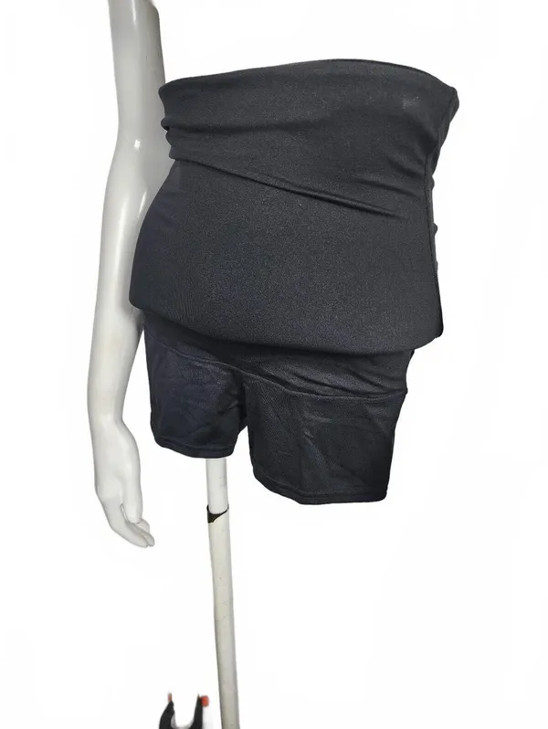 Flexees Black Shaping Shorts with High Waistband Size Small - Image 2