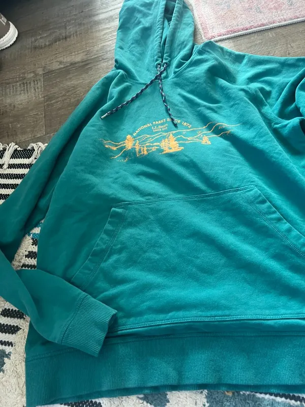 LL‎ Bean medium hoodie Green - Image 6