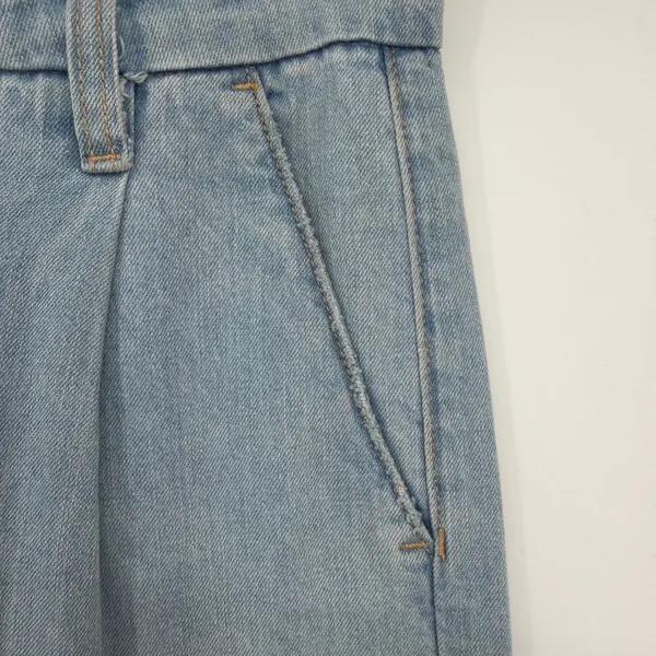 Joe's Jeans The Petra Blossom Wide Leg‎ Cargo Jeans Size 26 Cotton Linen - Image 3
